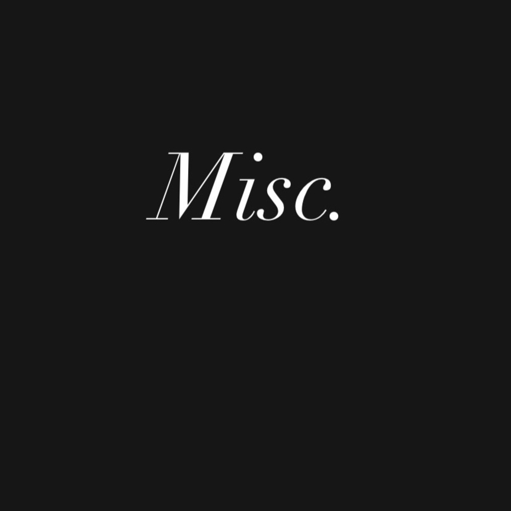 Miscellaneous